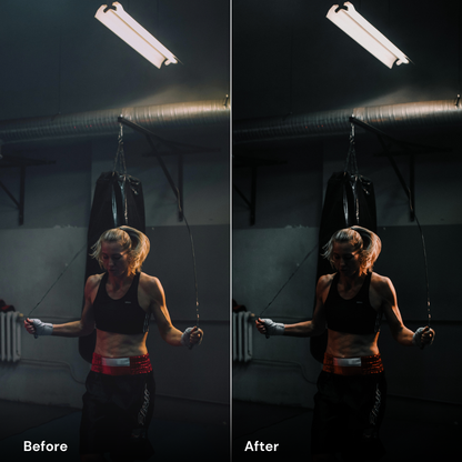 gym presets - Dark Gym - LrPresets