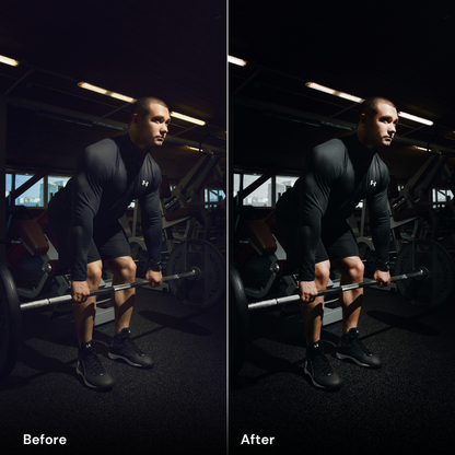 gym presets - Dark Gym - LrPresets