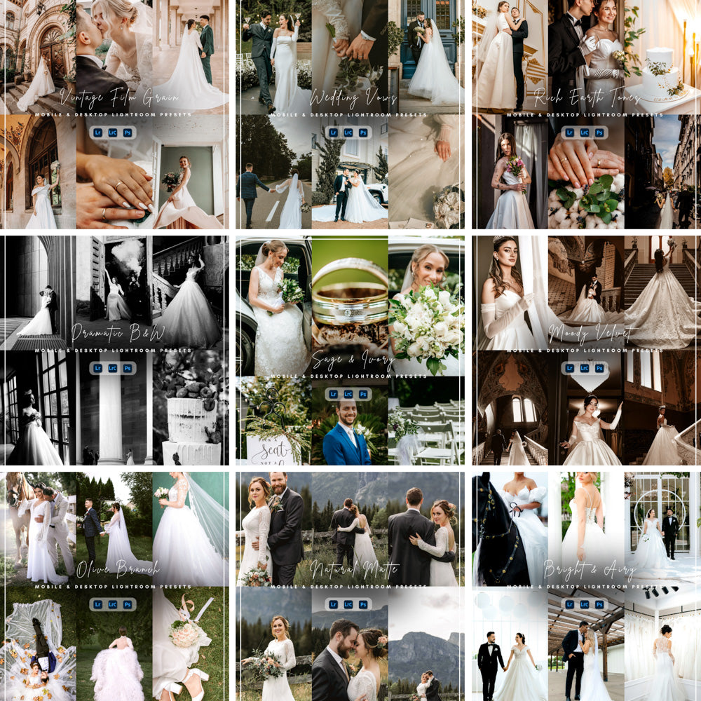 Wedding Bundle 700 presets